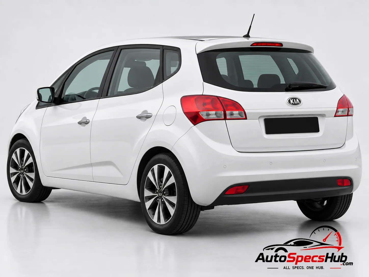 2015 Kia Venga 1.6 CRDi 128 rear three-quarter view