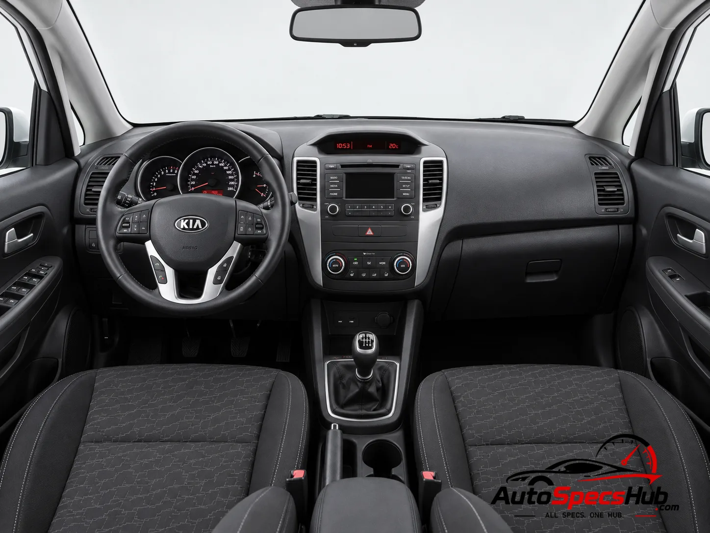 2015 Kia Venga 1.6 CRDi 128 interior dashboard and front cabin