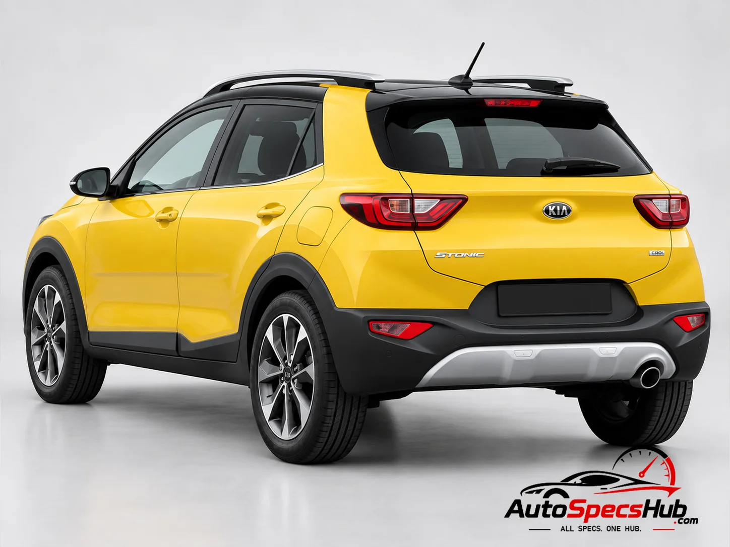 2017 (YB) Kia Stonic 1.6 CRDi rear three-quarter view