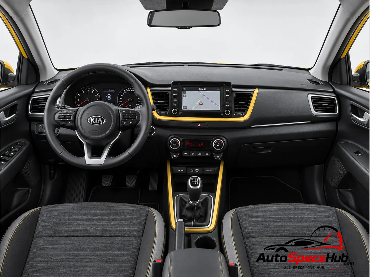2017 (YB) Kia Stonic 1.6 CRDi interior dashboard and front cabin