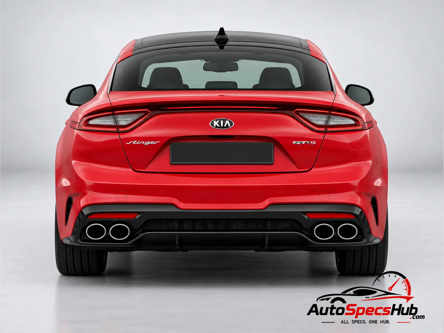 2018 Kia Stinger GT S 3.3 T-GDi V6 rear view