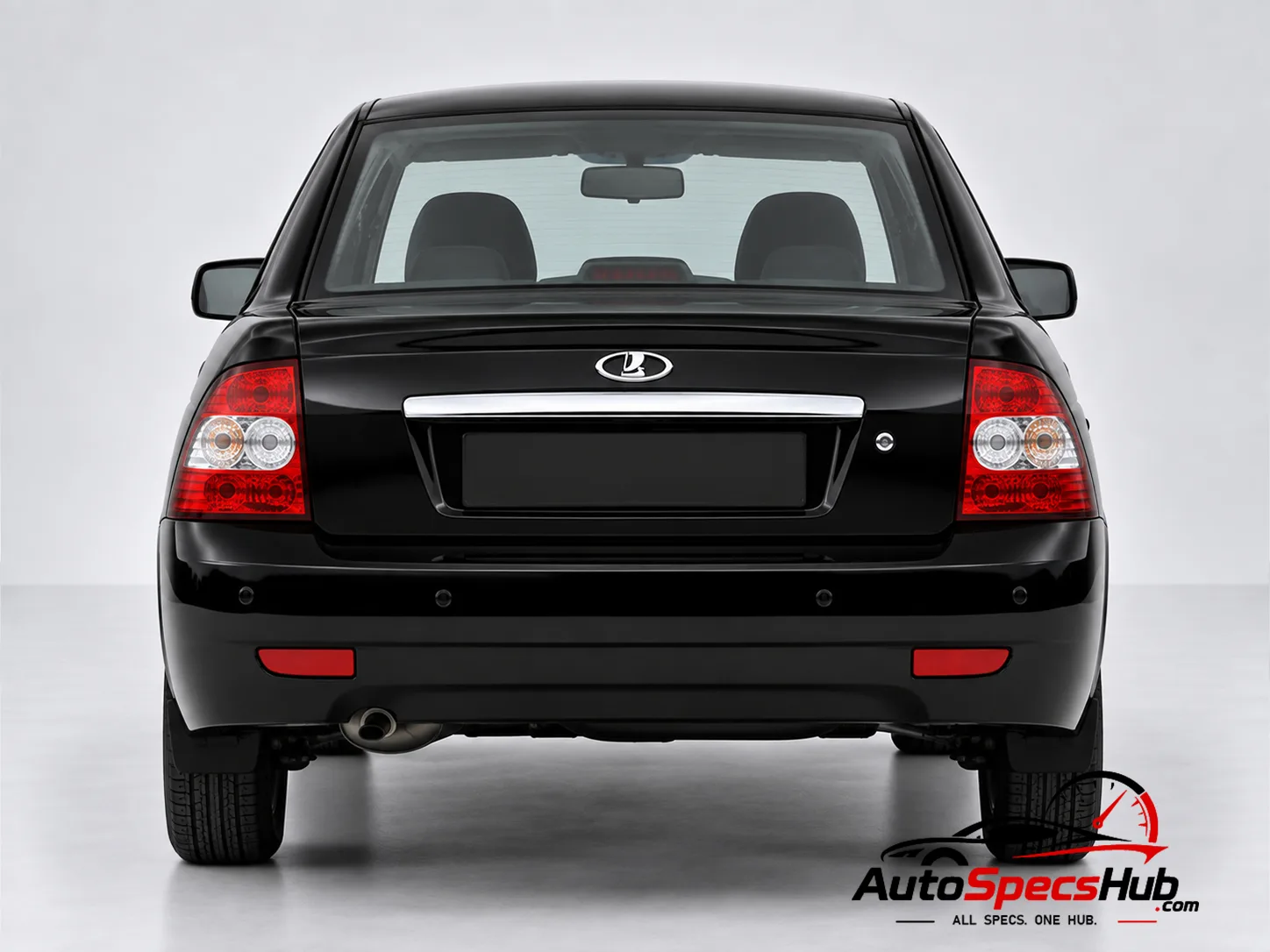 2007 Lada Priora 2170 rear view