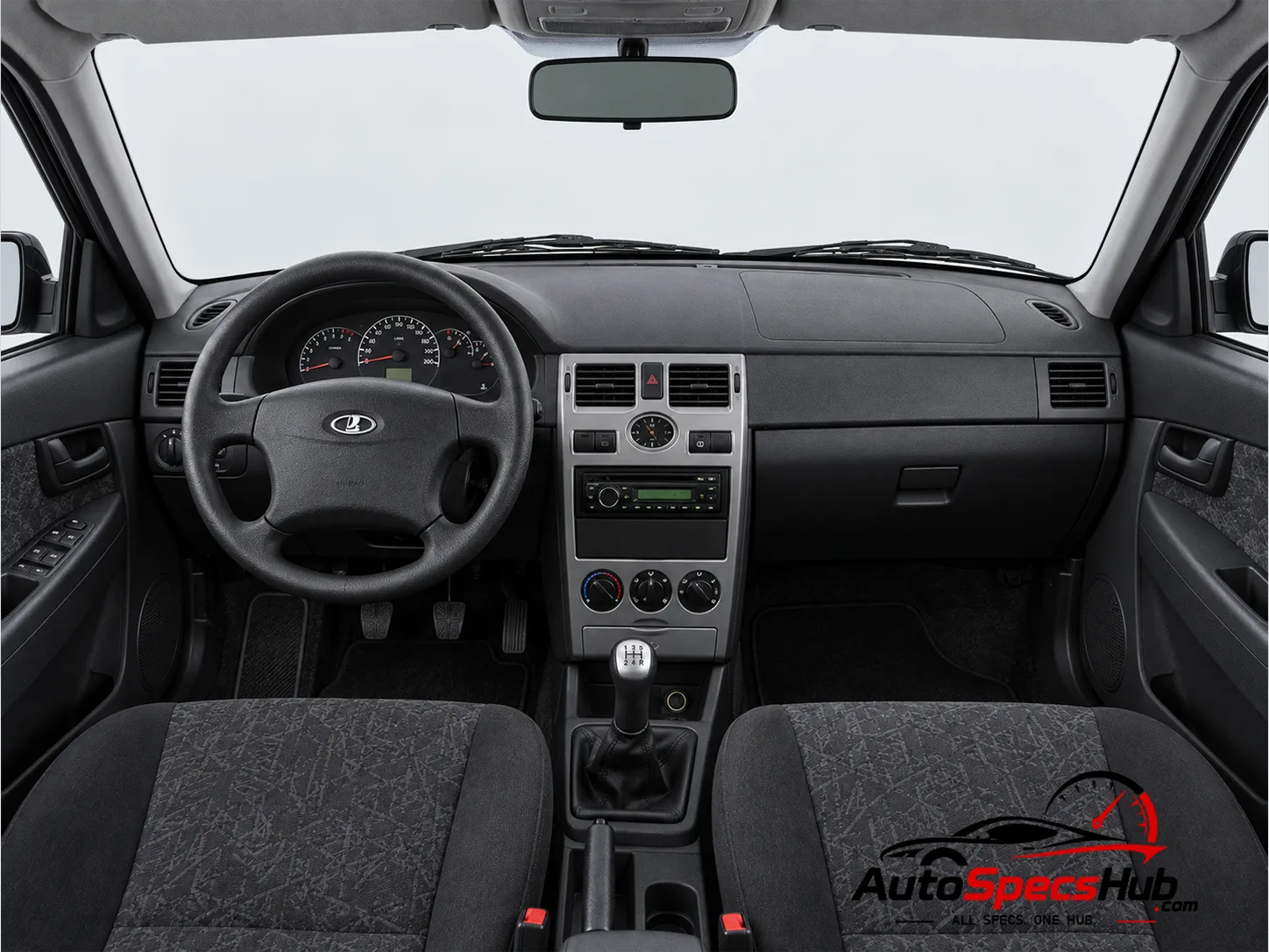 2007 Lada Priora 2170 interior dashboard view