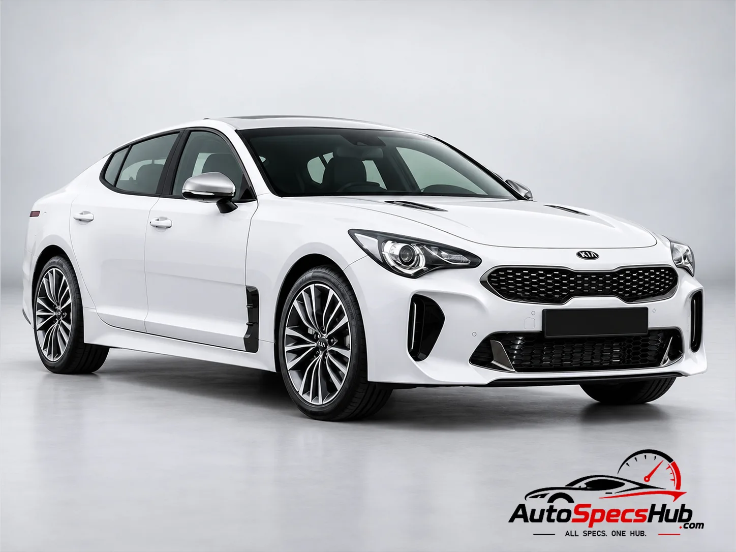 2018 Kia Stinger 2.0 T-GDi front three-quarter view