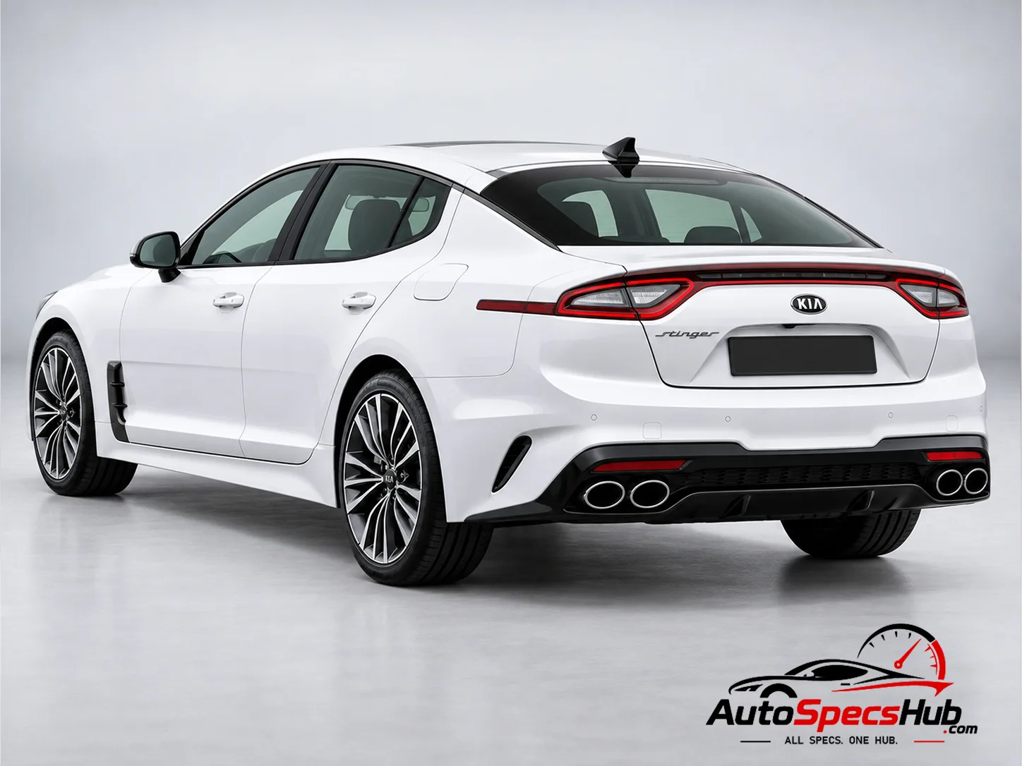 2018 Kia Stinger 2.0 T-GDi rear three-quarter view