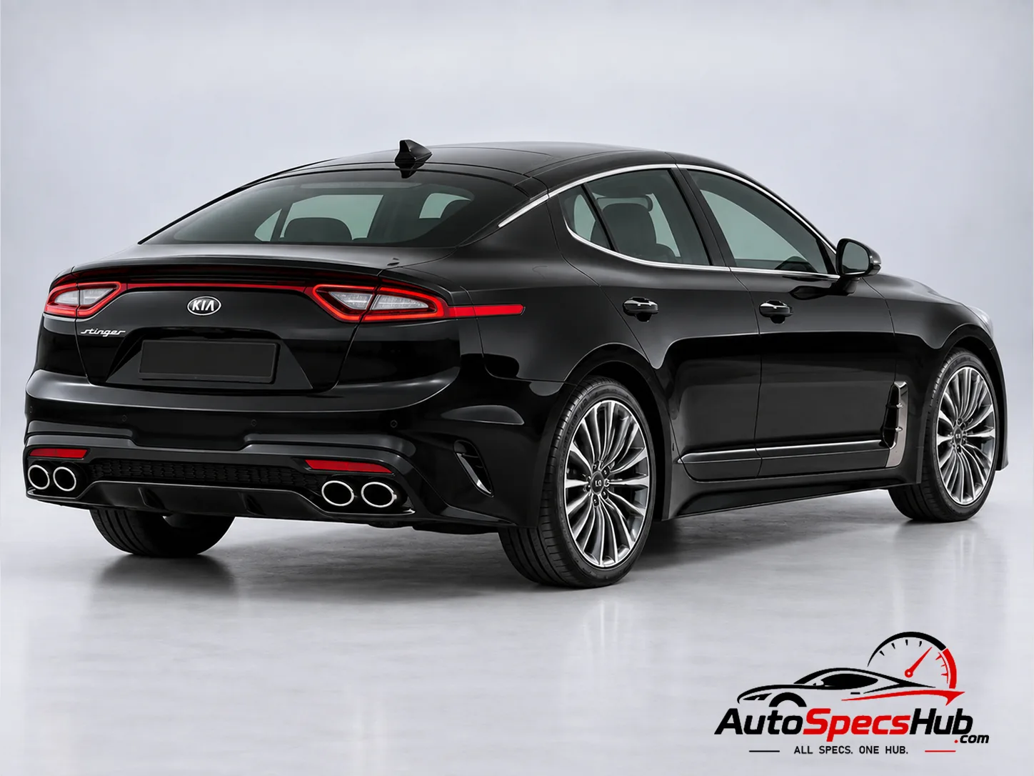 2018 Kia Stinger 2.2 CRDi rear three-quarter view