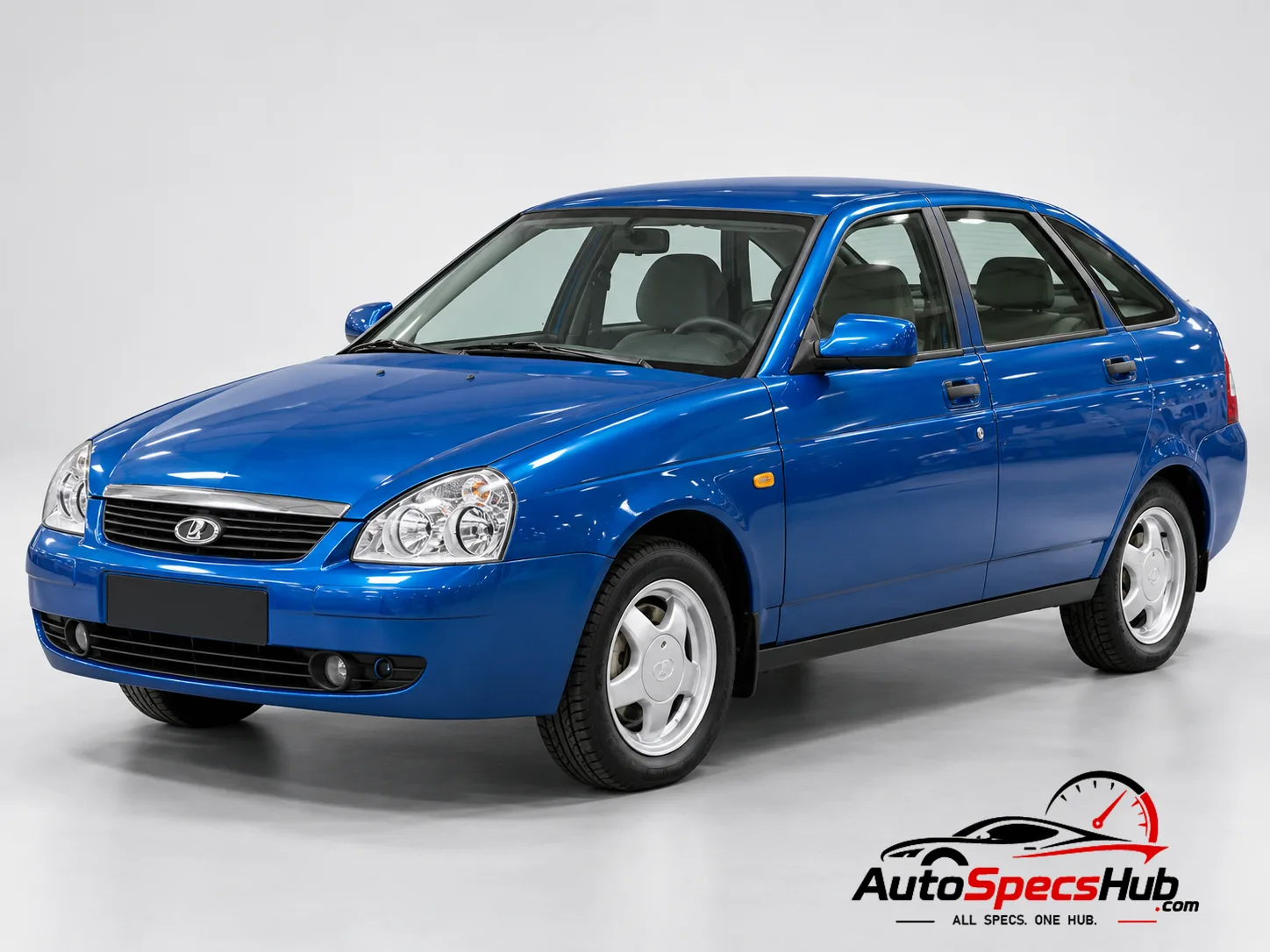 2009 Lada Priora 2172 front three-quarter view