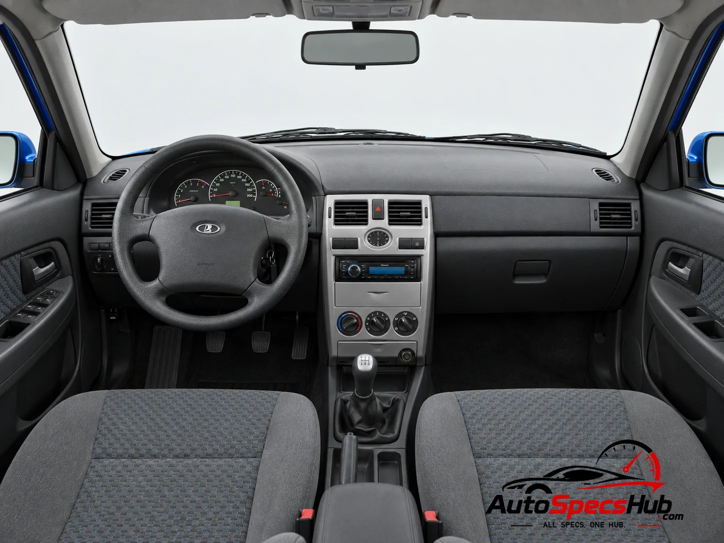 2009 Lada Priora 2172 interior dashboard view