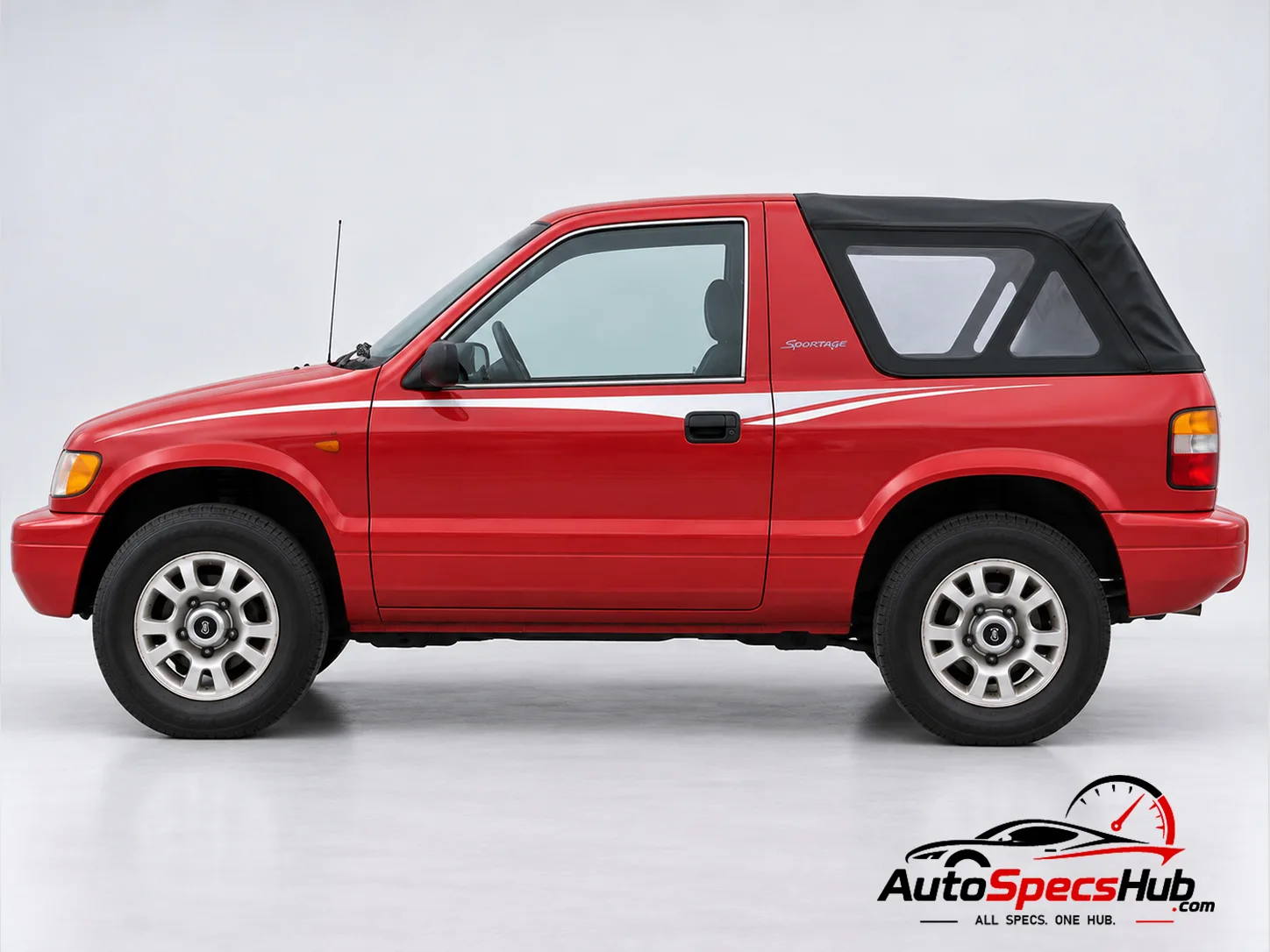 2000 (JA) Kia Sportage Soft Top side profile