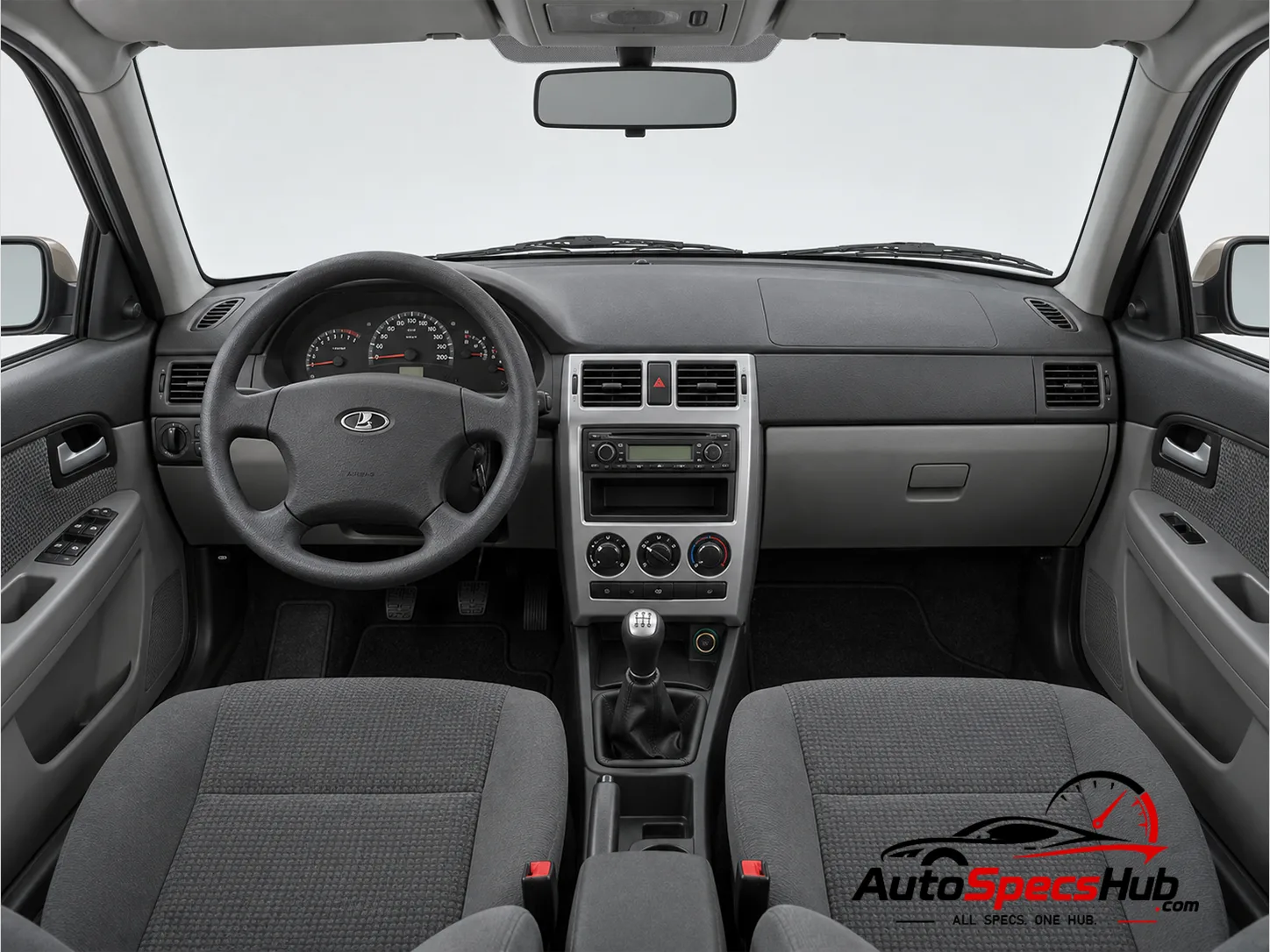 2010 Lada Priora 2171 interior dashboard view