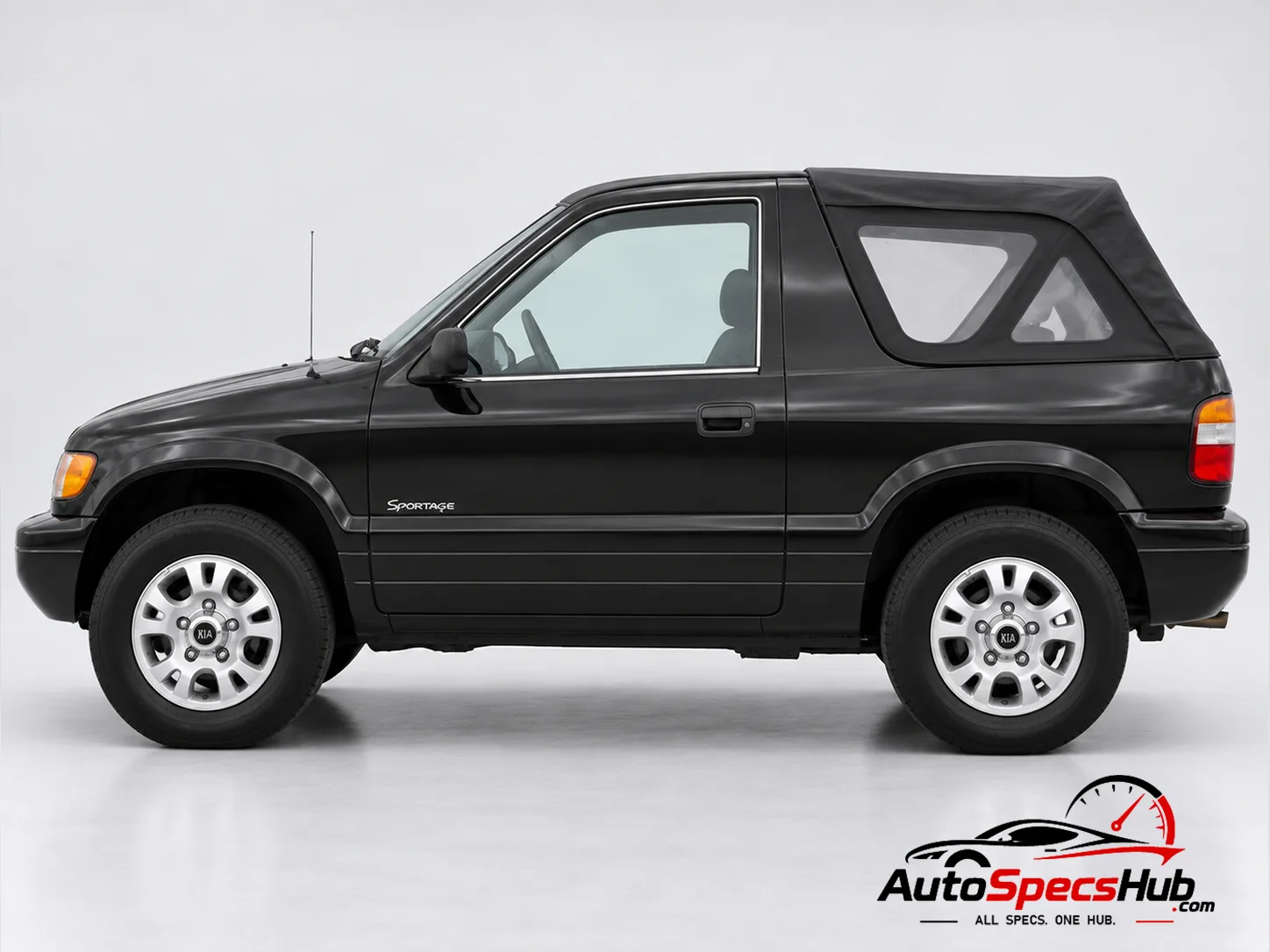 2002 (JA) Kia Sportage 2.0 16v Soft Top side profile