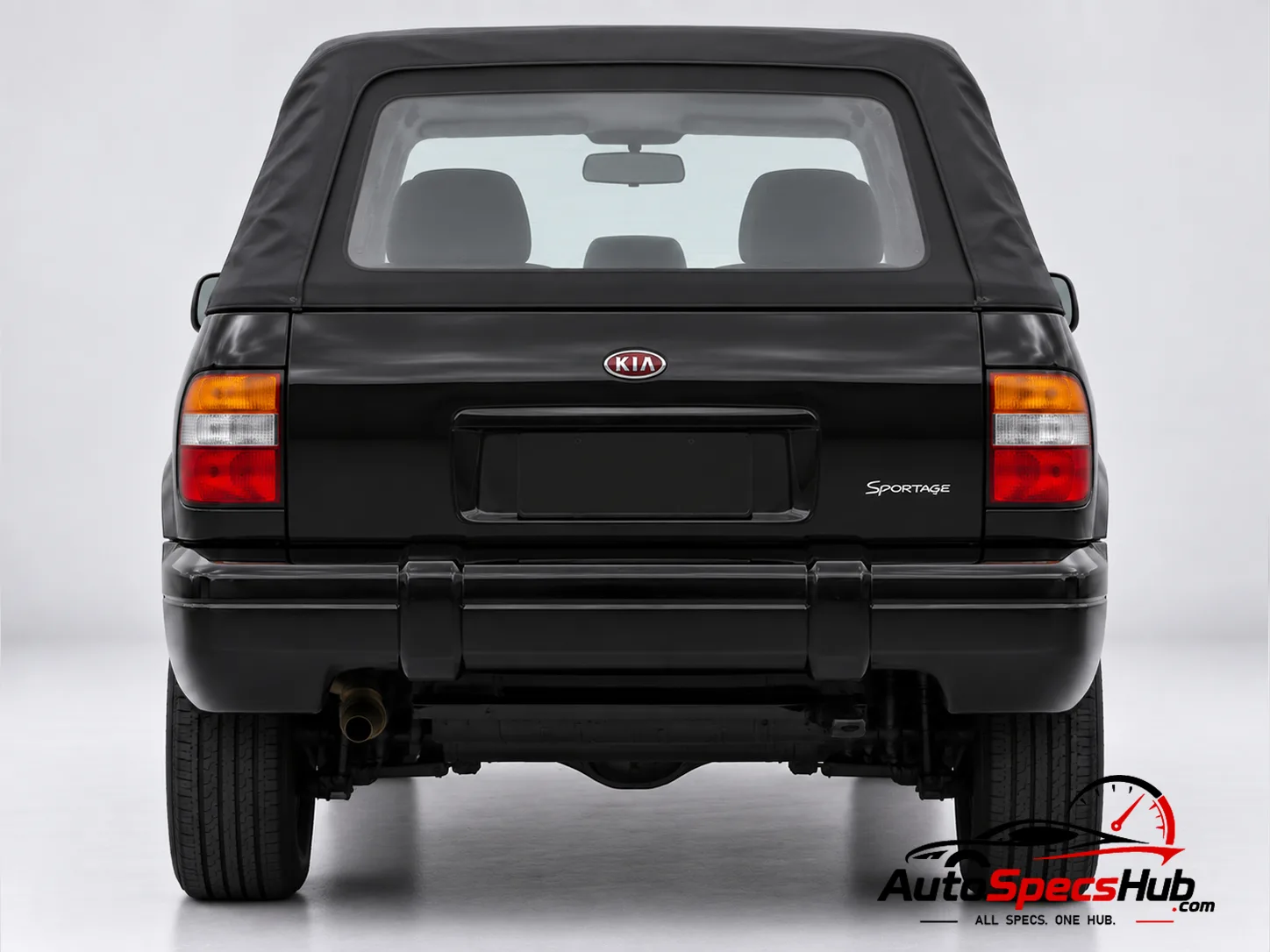 2002 (JA) Kia Sportage 2.0 16v Soft Top rear view