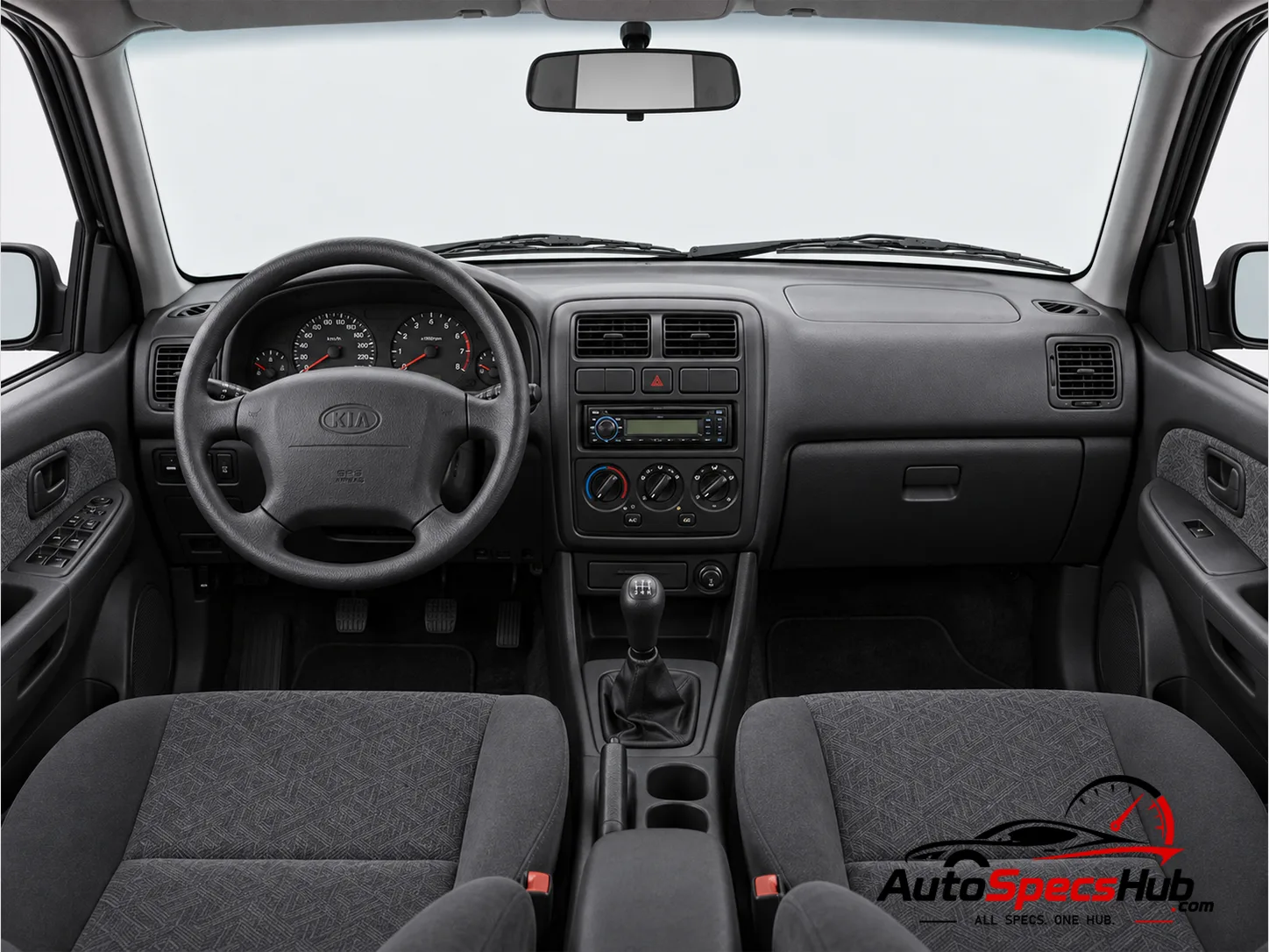 2002 (JA) Kia Sportage 2.0 16v Soft Top interior dashboard and front cabin