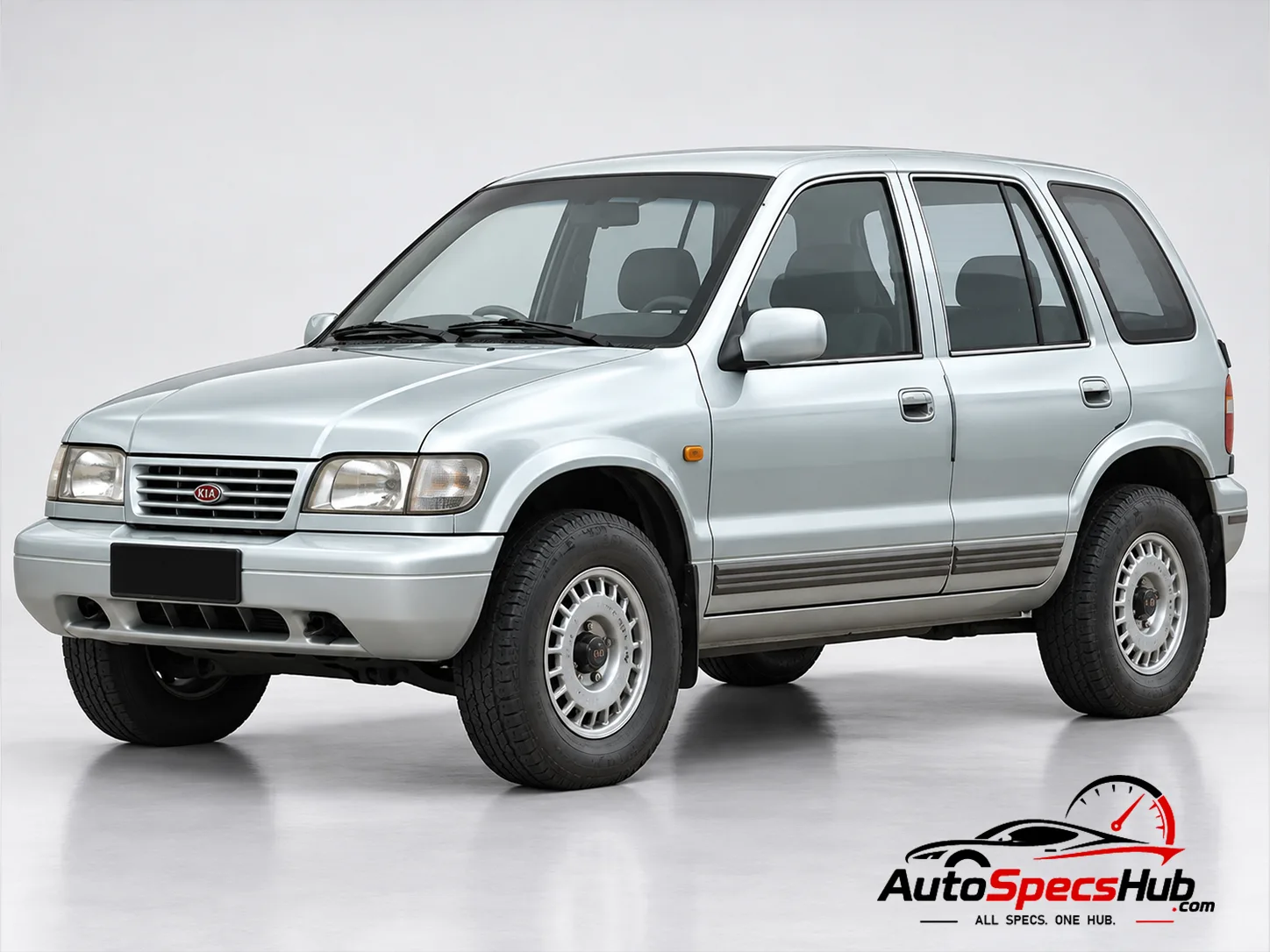 1994 (JA) Kia Sportage DOHC front three-quarter view