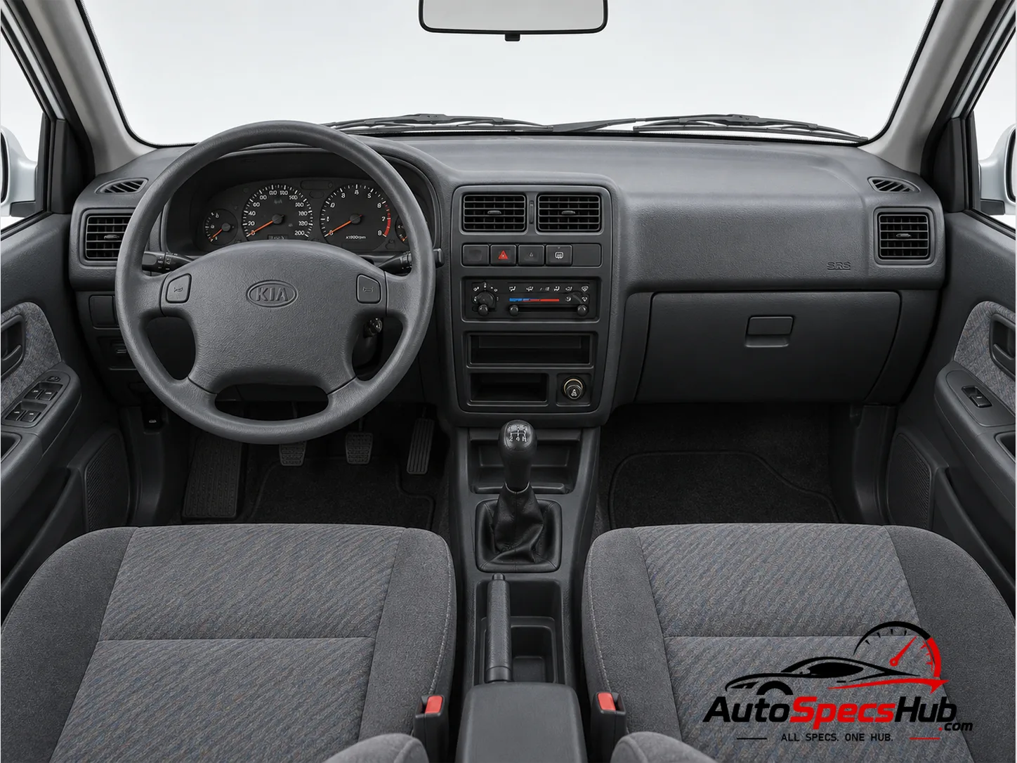 1994 (JA) Kia Sportage DOHC interior dashboard and front cabin
