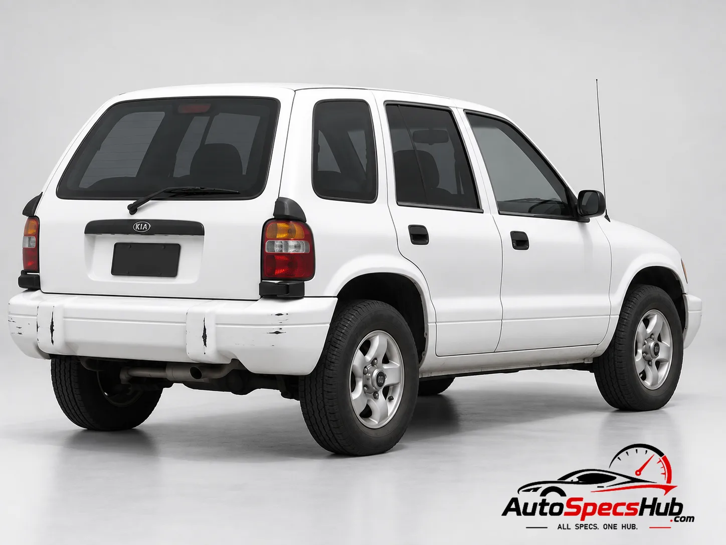 2000 (JA) Kia Sportage Wagon rear three-quarter view