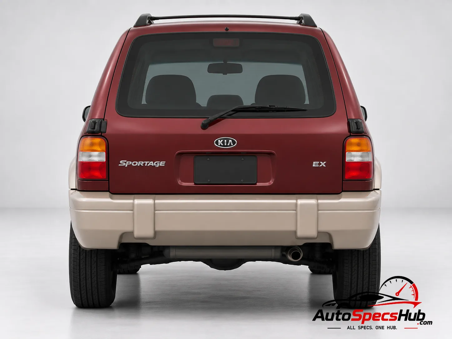 2002 (JA) Kia Sportage 2.0 16v rear view