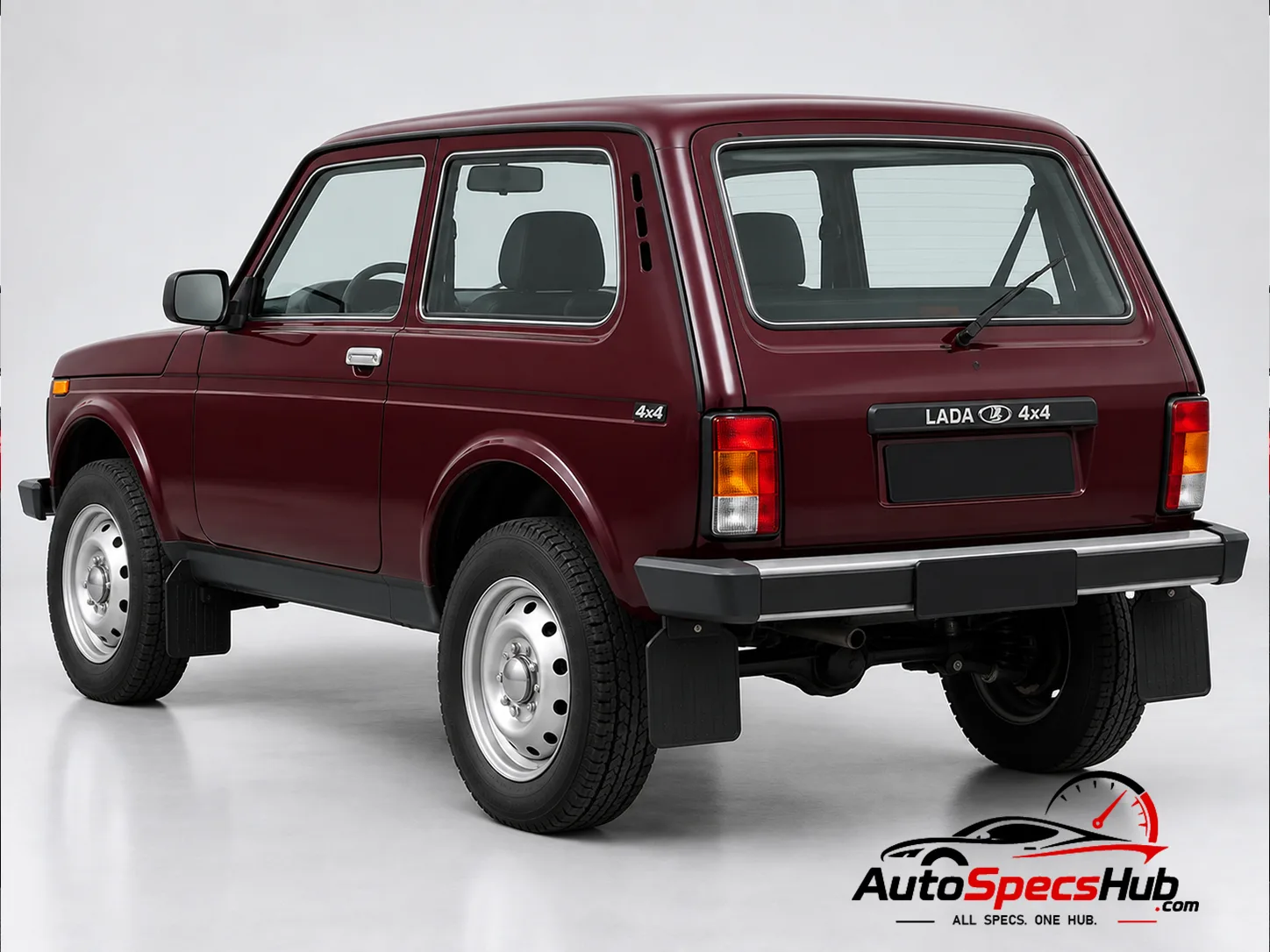 2002 Lada Niva VAZ-21214 rear three-quarter view