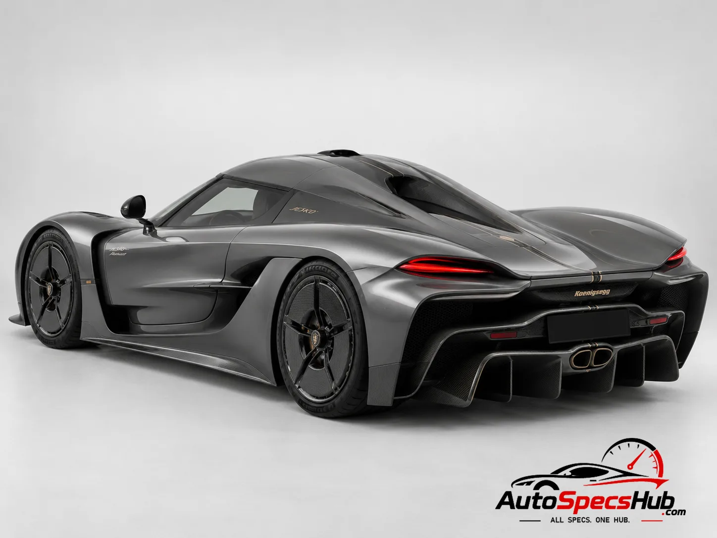 2023 Koenigsegg Jesko Absolut rear three-quarter view