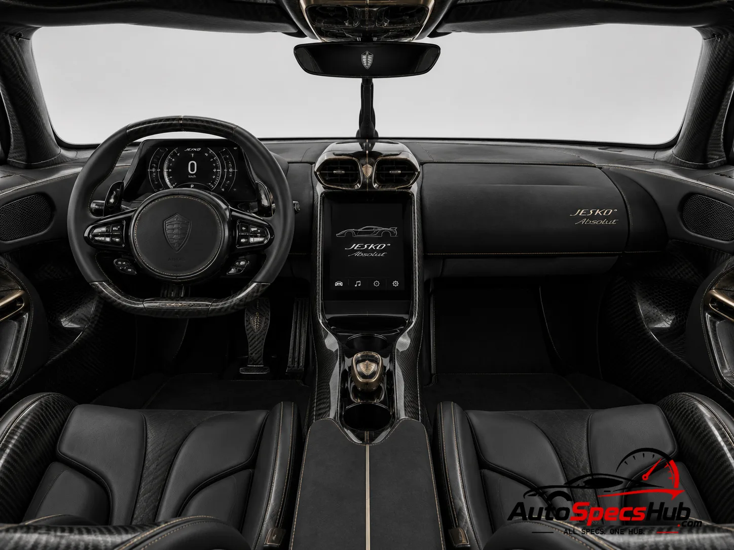 2023 Koenigsegg Jesko Absolut interior cockpit and seats