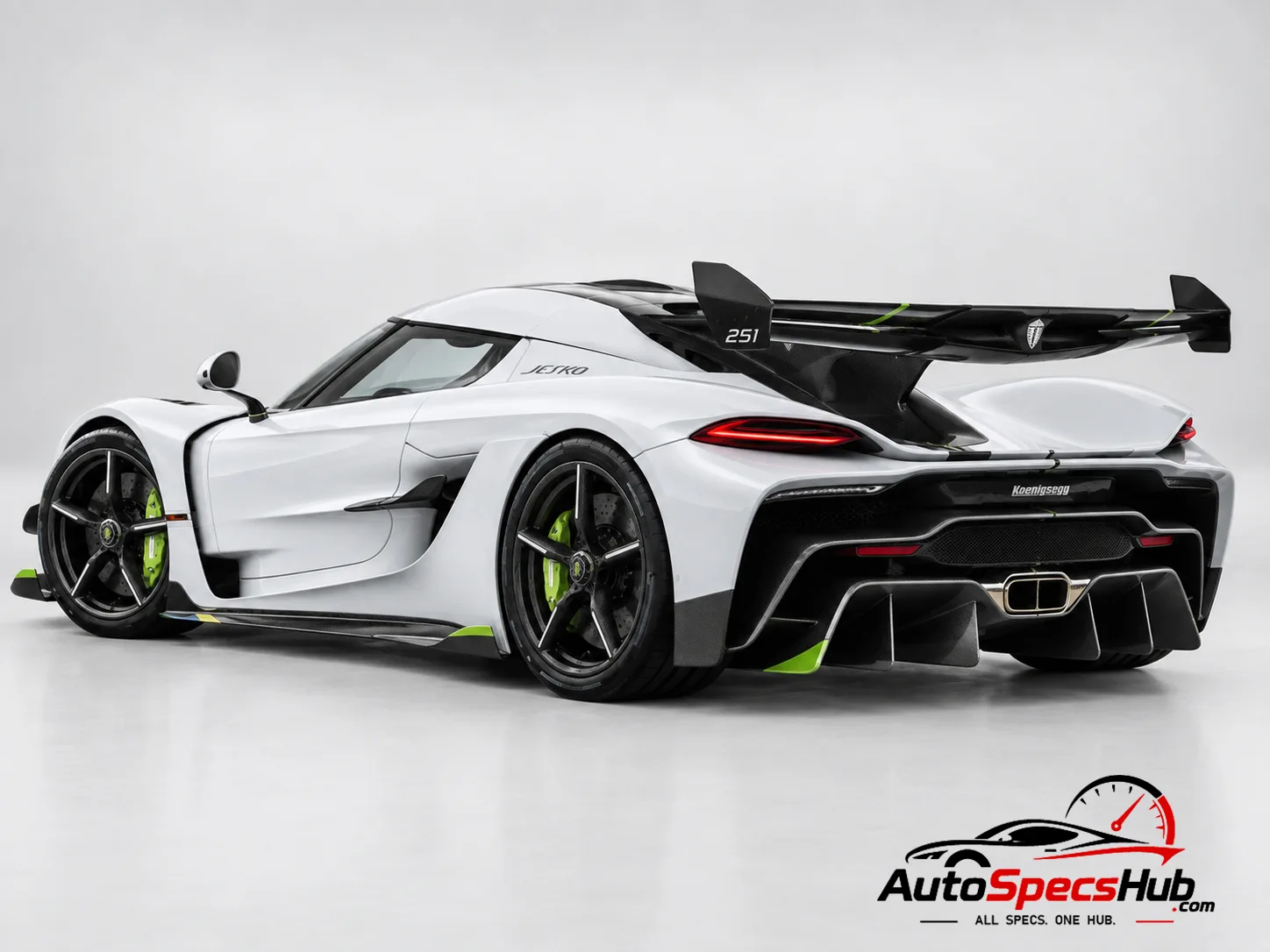 2023 Koenigsegg Jesko Attack rear three-quarter view