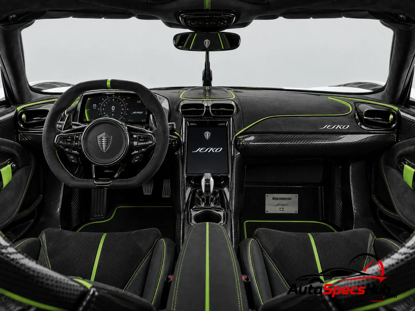 2023 Koenigsegg Jesko Attack interior cockpit and seats