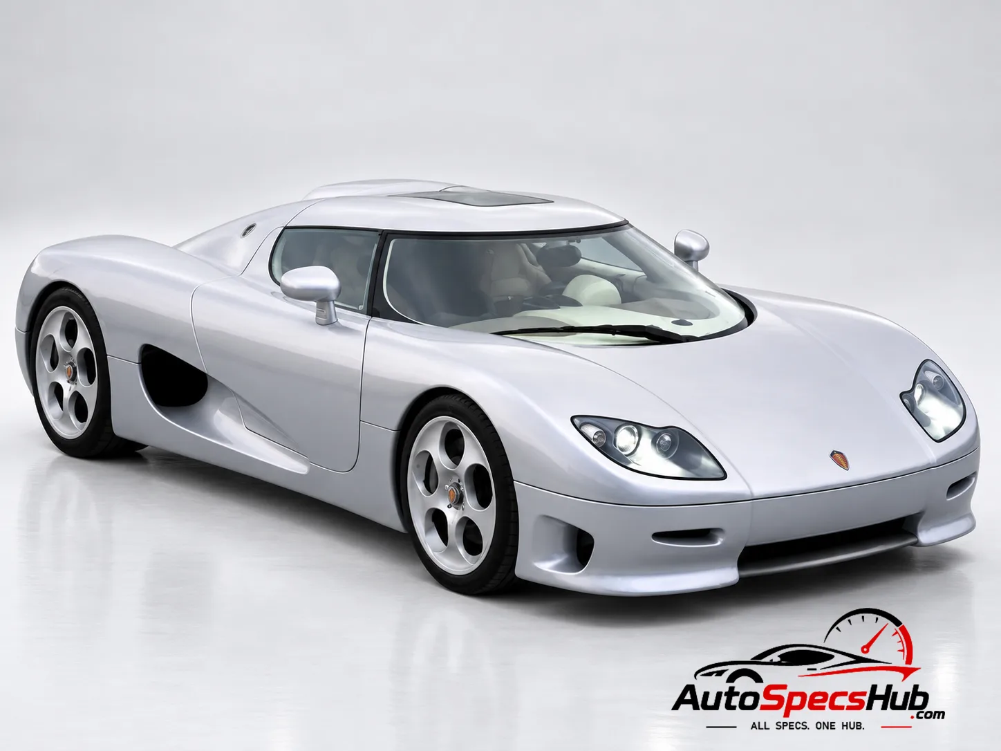 2002 Koenigsegg CC8S front three-quarter view