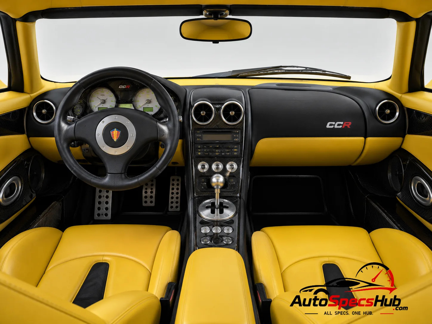 2004 Koenigsegg CCR interior cockpit and seats