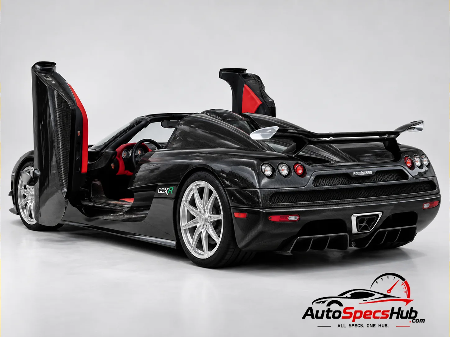 2008 Koenigsegg CCXR Edition rear three-quarter view