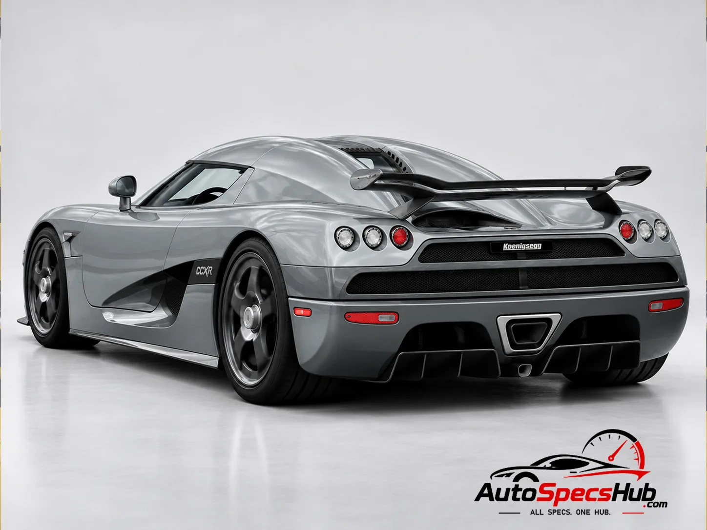 2007 Koenigsegg CCXR rear three-quarter view