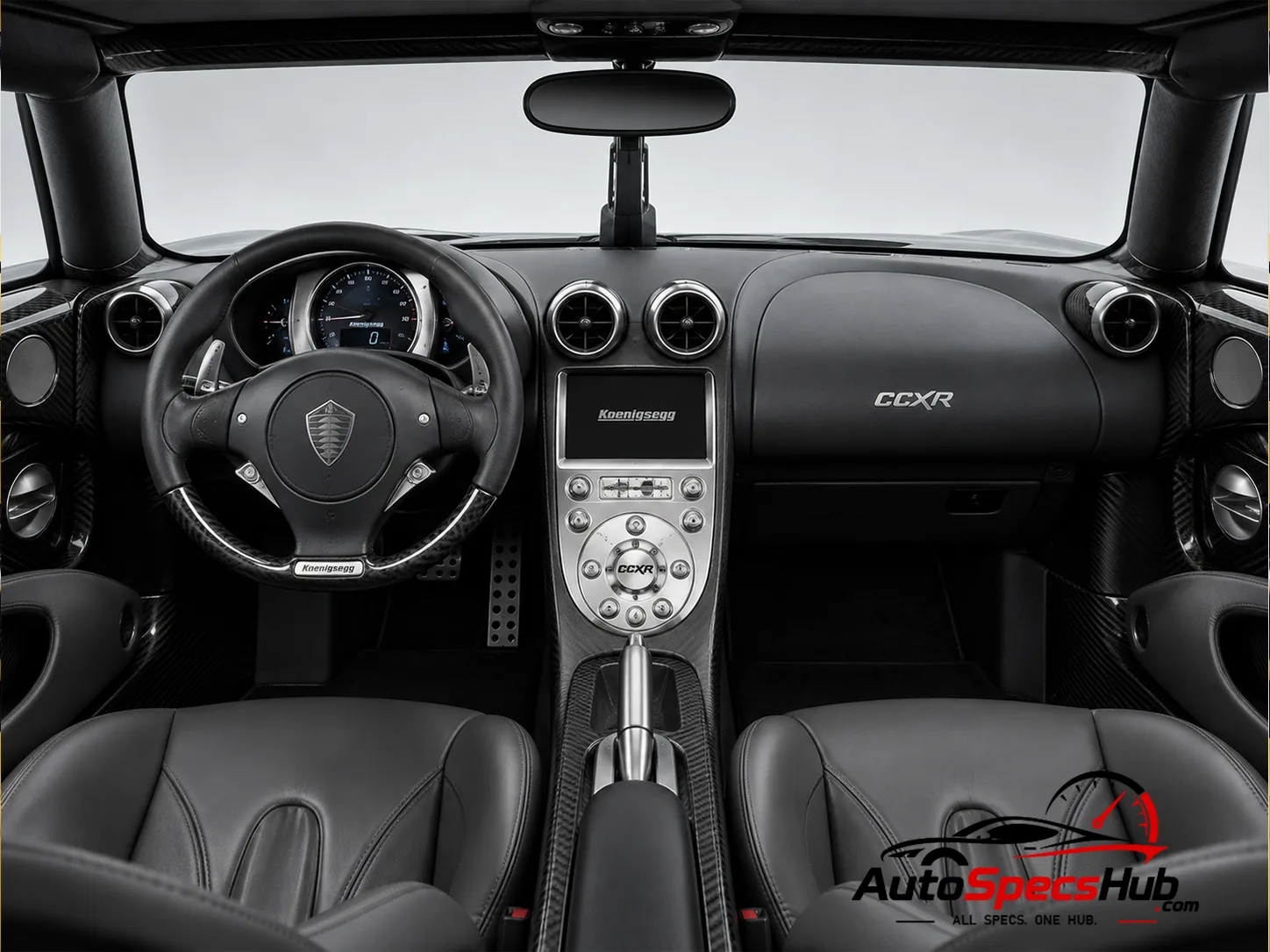 2007 Koenigsegg CCXR interior cockpit and seats