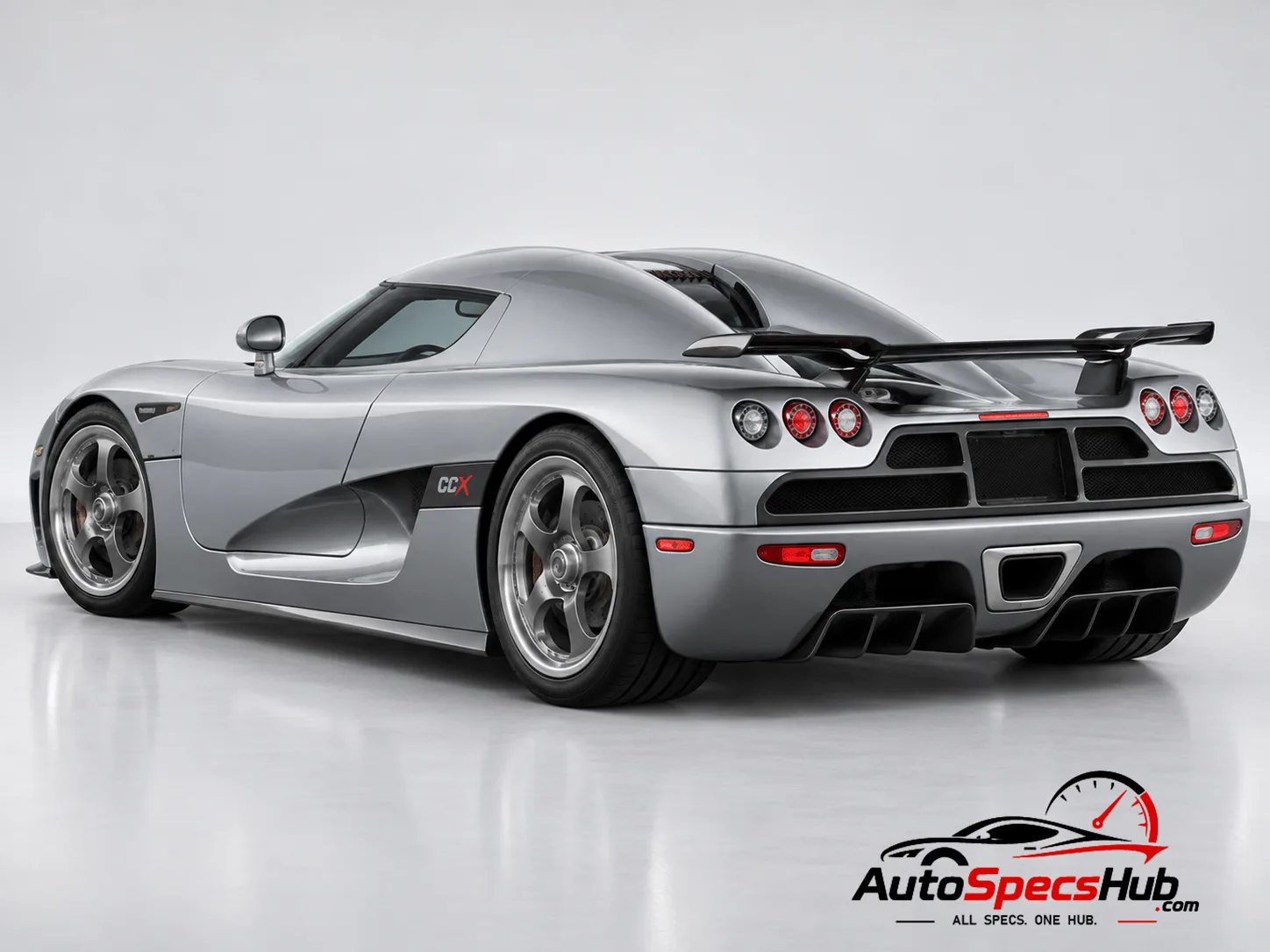 2005 Koenigsegg CCX rear three-quarter view