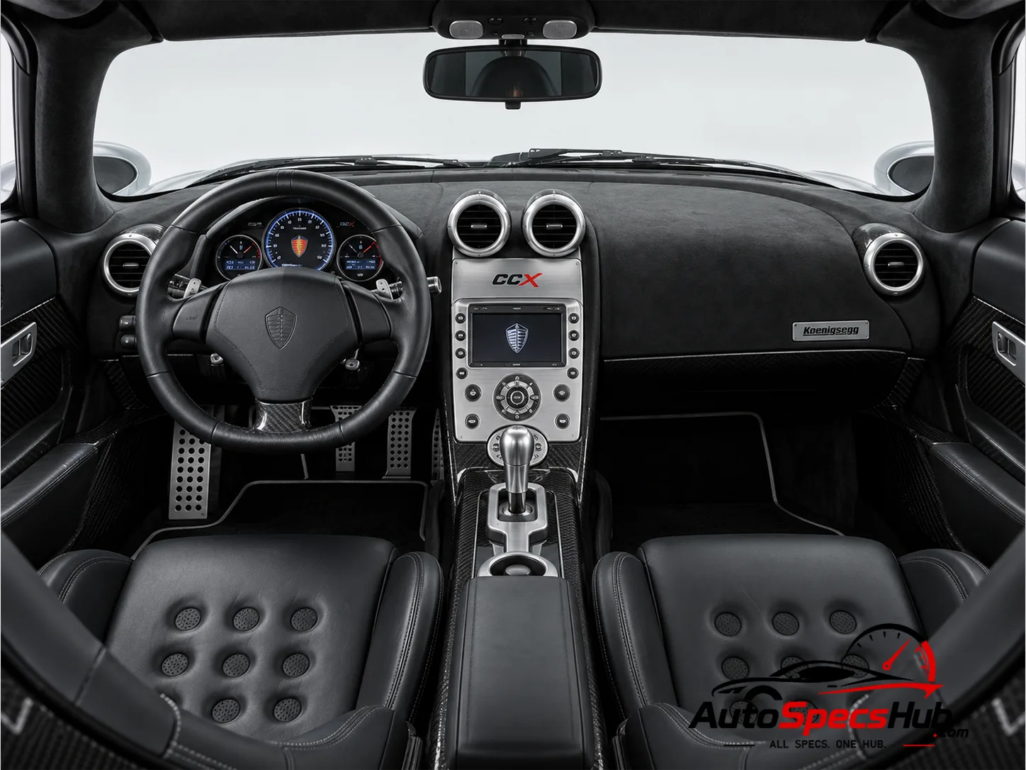 2005 Koenigsegg CCX interior cockpit and seats