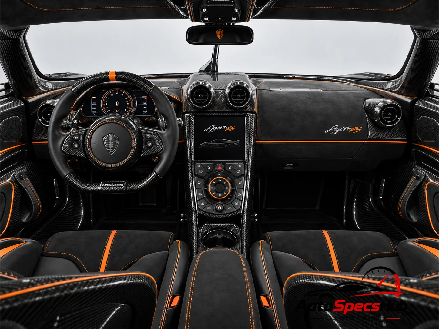2015 Koenigsegg Agera RS interior cockpit and seats