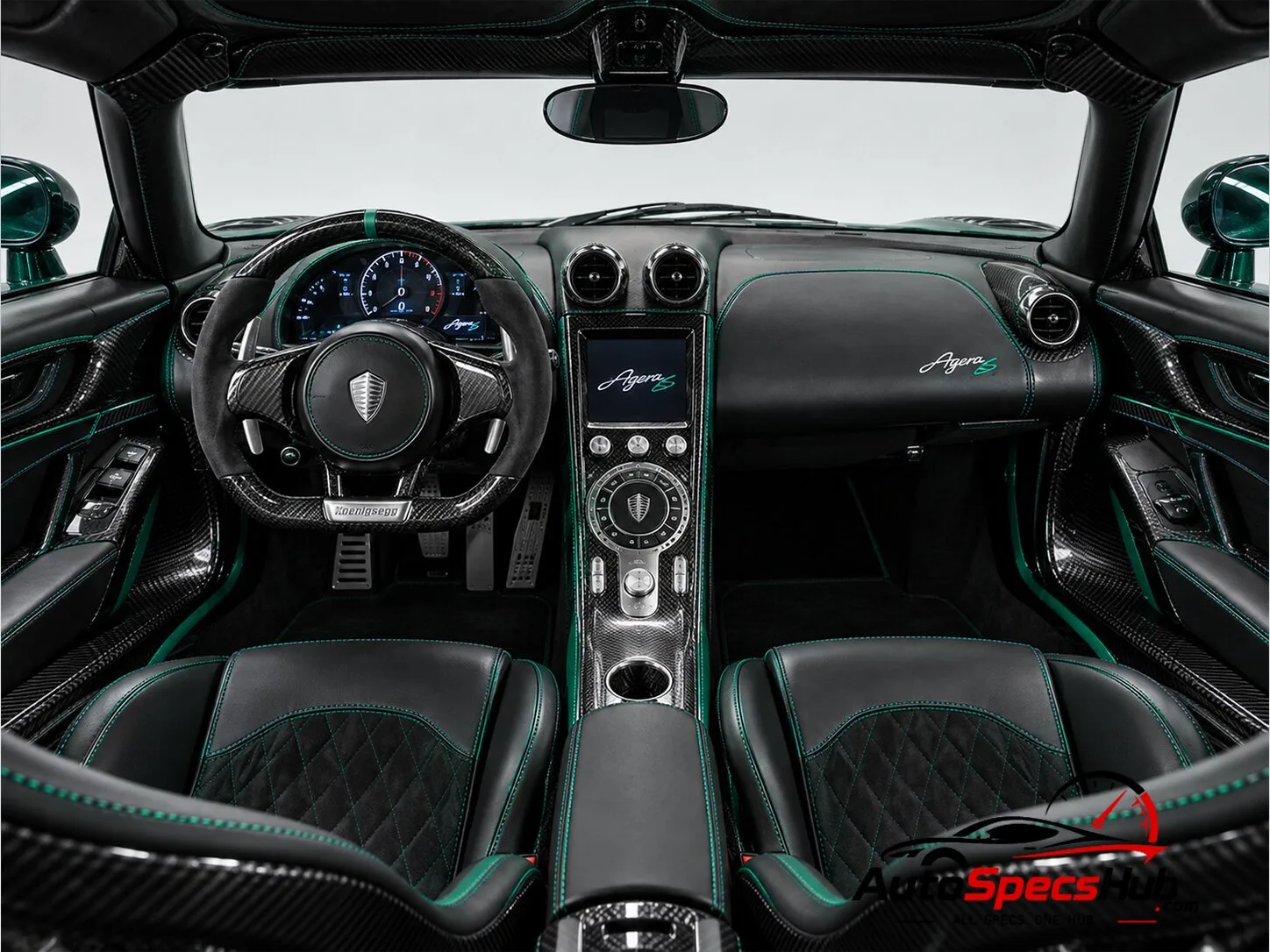 2012 Koenigsegg Agera S interior cockpit and seats