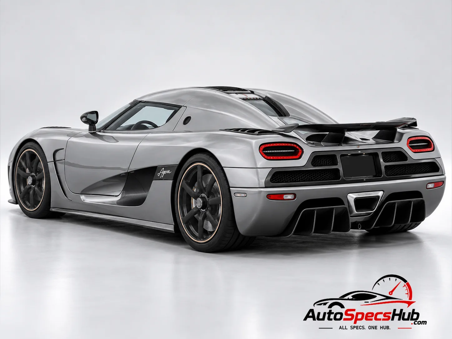 2011 Koenigsegg Agera rear three-quarter view