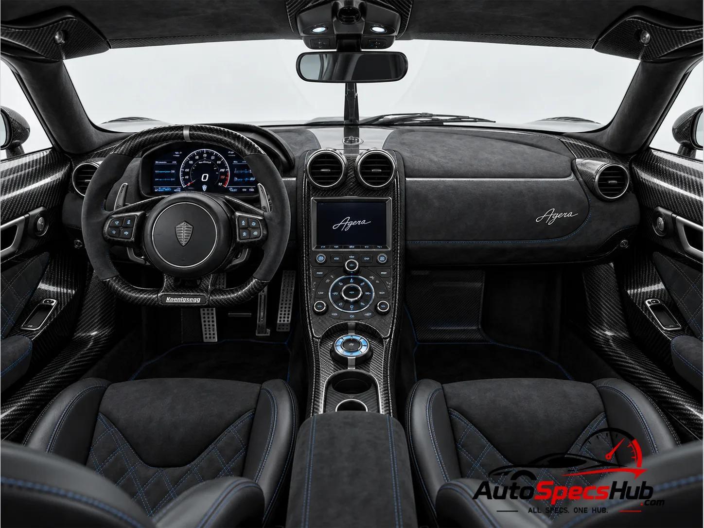 2011 Koenigsegg Agera interior cockpit and seats