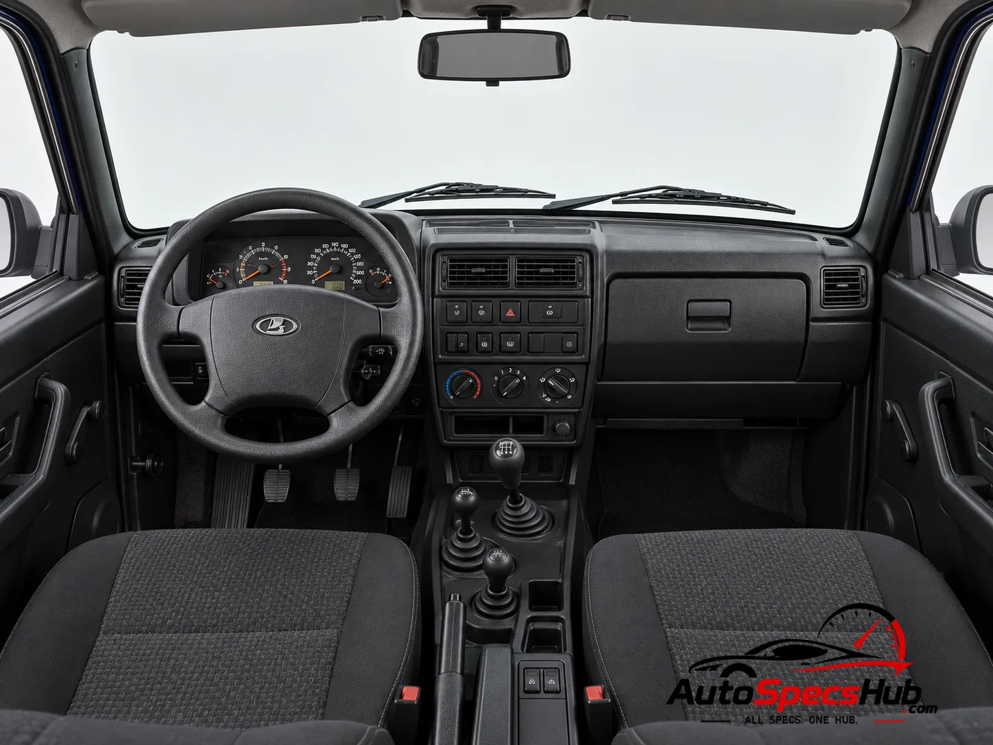 2016 Lada Urban 1.7 interior dashboard and front cabin