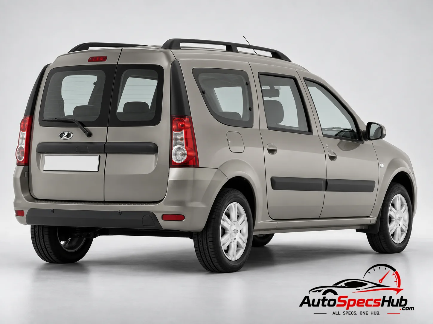 2012 Lada Largus 16v rear three-quarter view