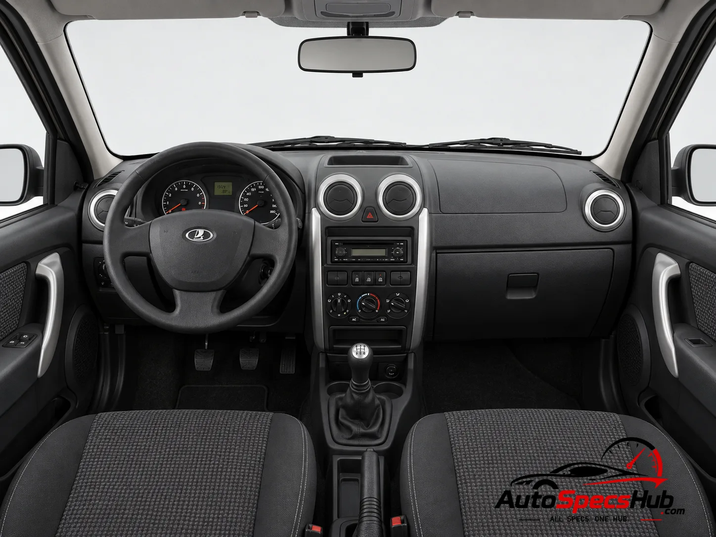 2012 Lada Largus 8v interior dashboard and front cabin