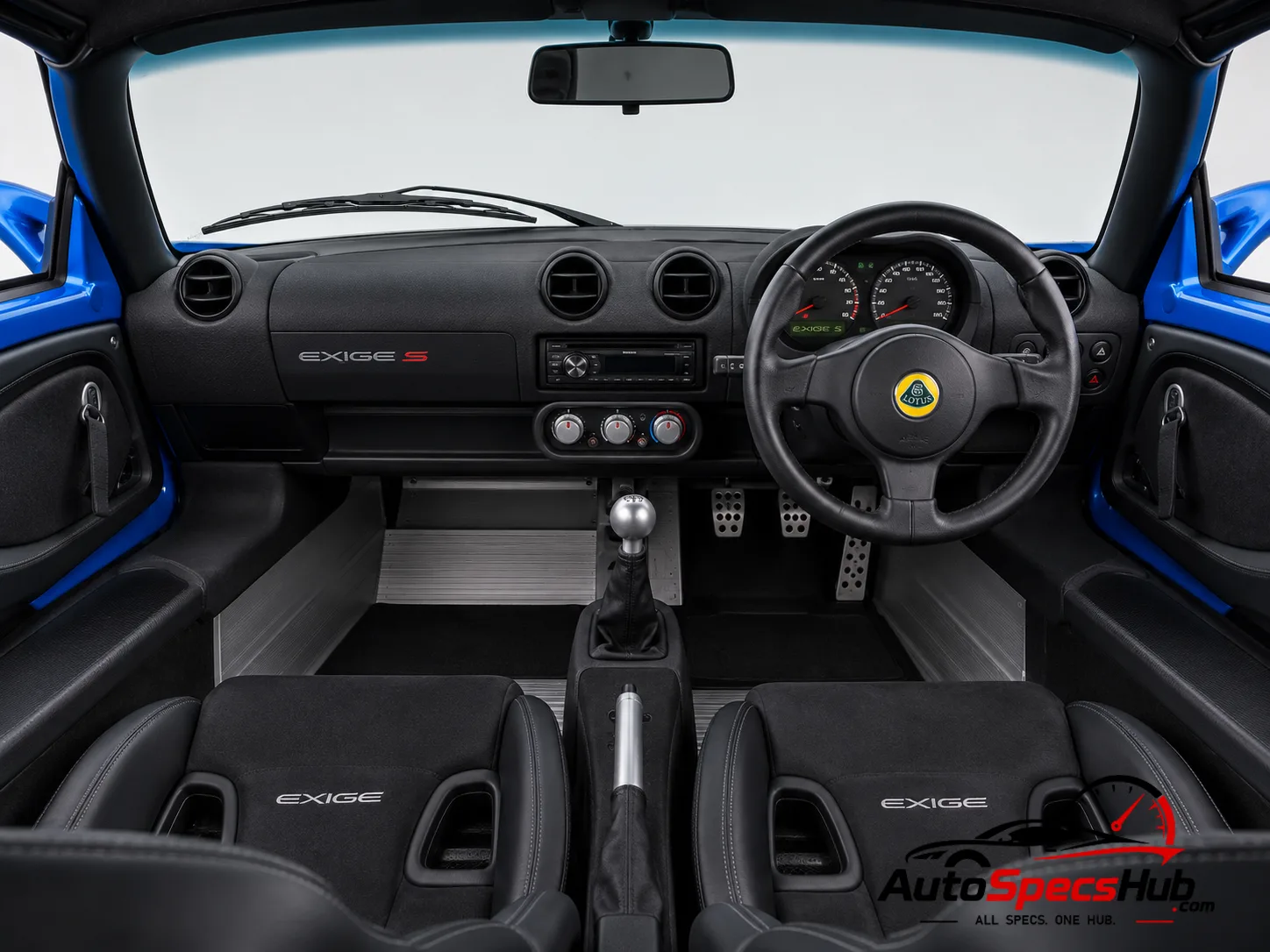 2006 Lotus Exige S interior dashboard view