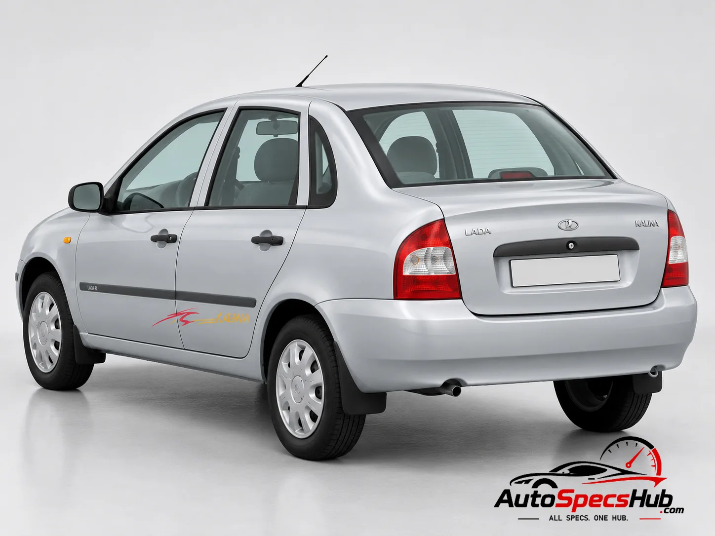2006 Lada Kalina 1119 rear three-quarter view