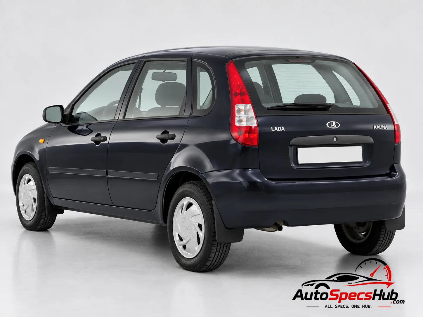 2009 Lada Kalina 1119 rear three-quarter view