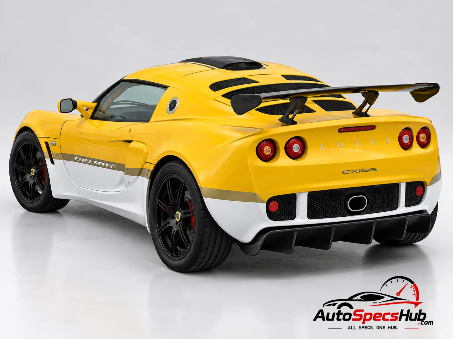2008 Lotus Exige Sprint rear three-quarter view