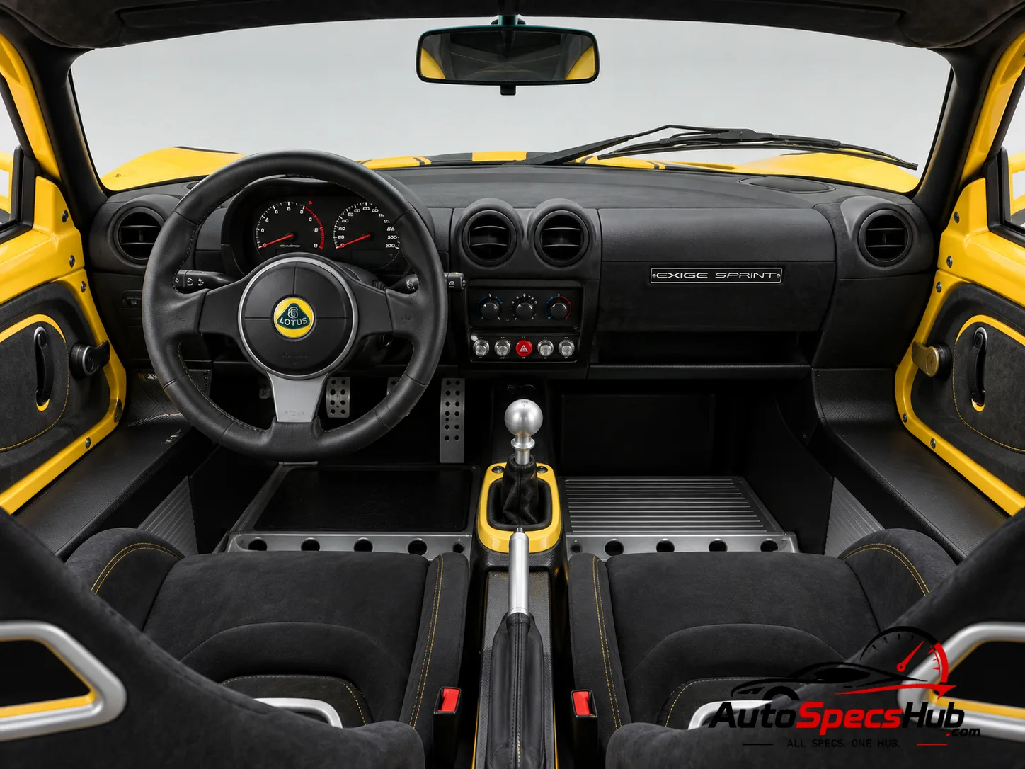 2008 Lotus Exige Sprint interior cockpit and seats