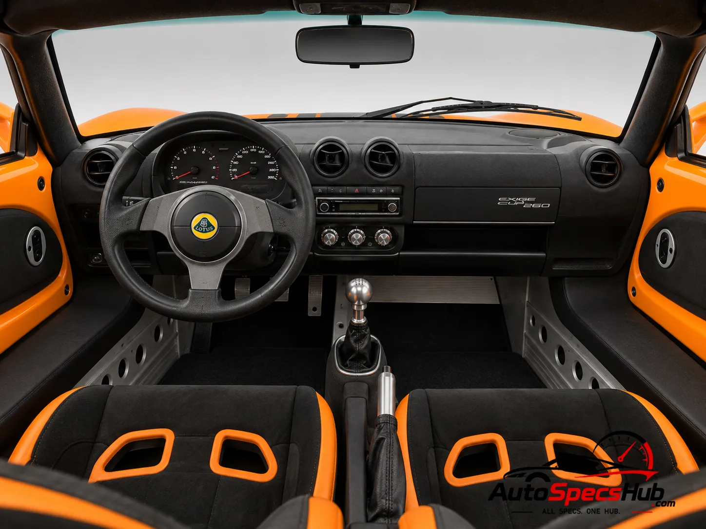 2009 Lotus Exige Cup 260 interior cockpit and seats