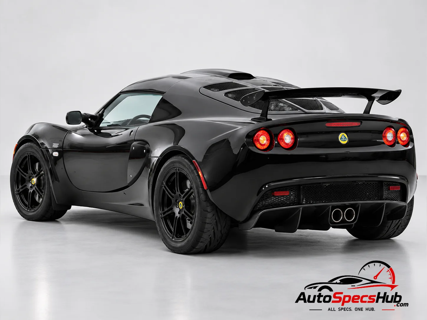 2008 Lotus Exige S 240 rear three-quarter view