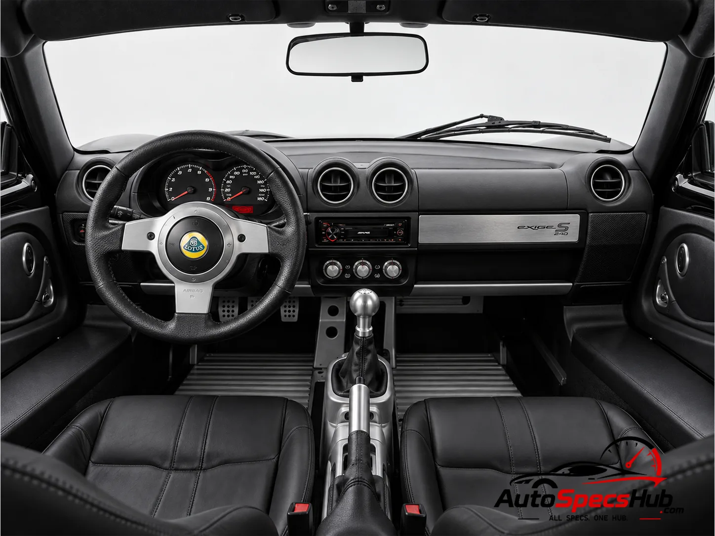 2008 Lotus Exige S 240 interior cockpit and seats