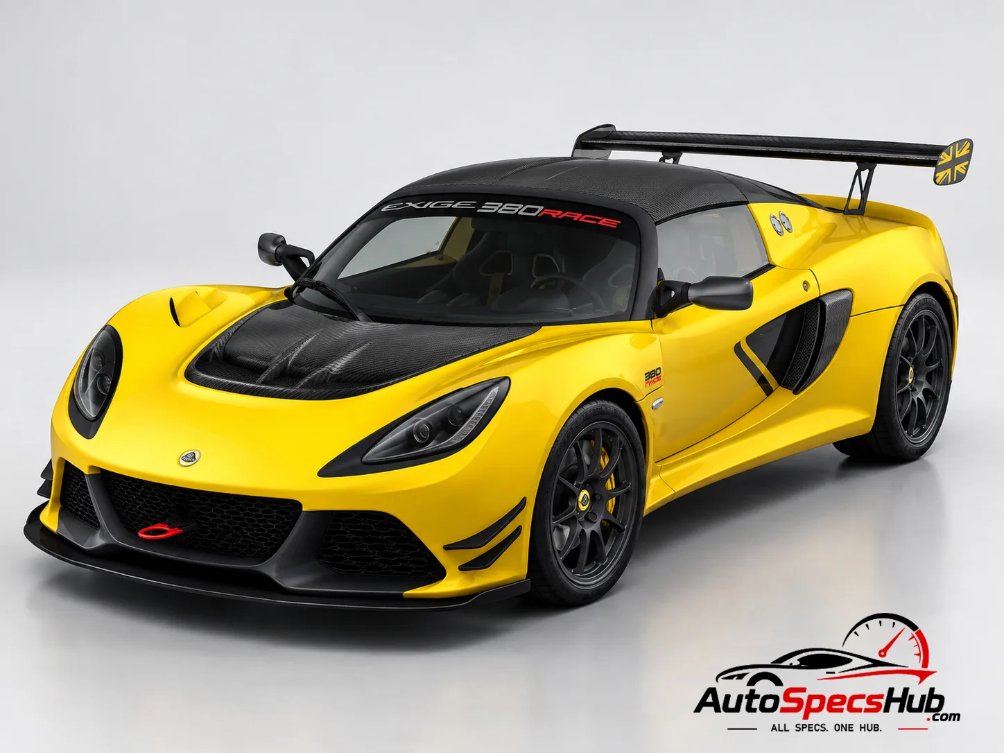 2015 Lotus Exige Race 380 front three-quarter view