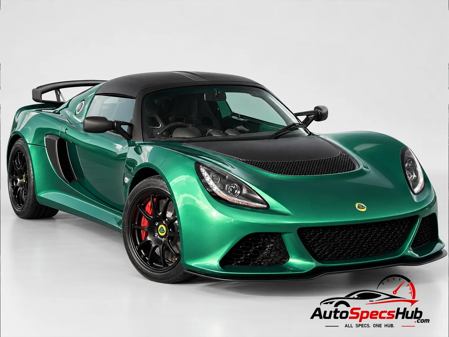 2015 Lotus Exige Sport 350 front three-quarter view